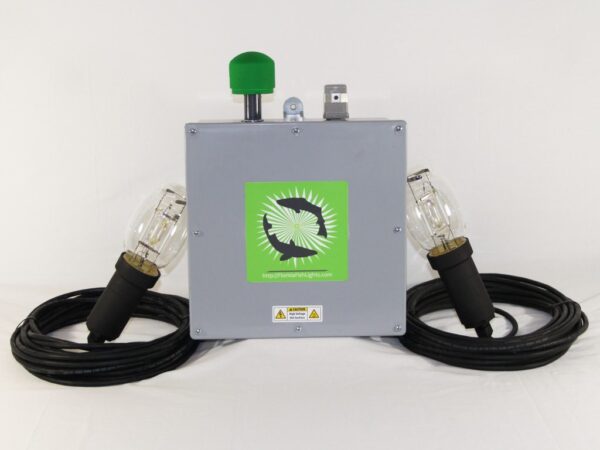 Underwater Fish & Dock Light System – Double Bulb 250 Watt HID